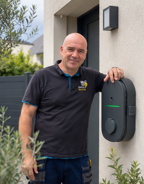 Fabrice Rolland, maître artisan électricien Naoned Électricité