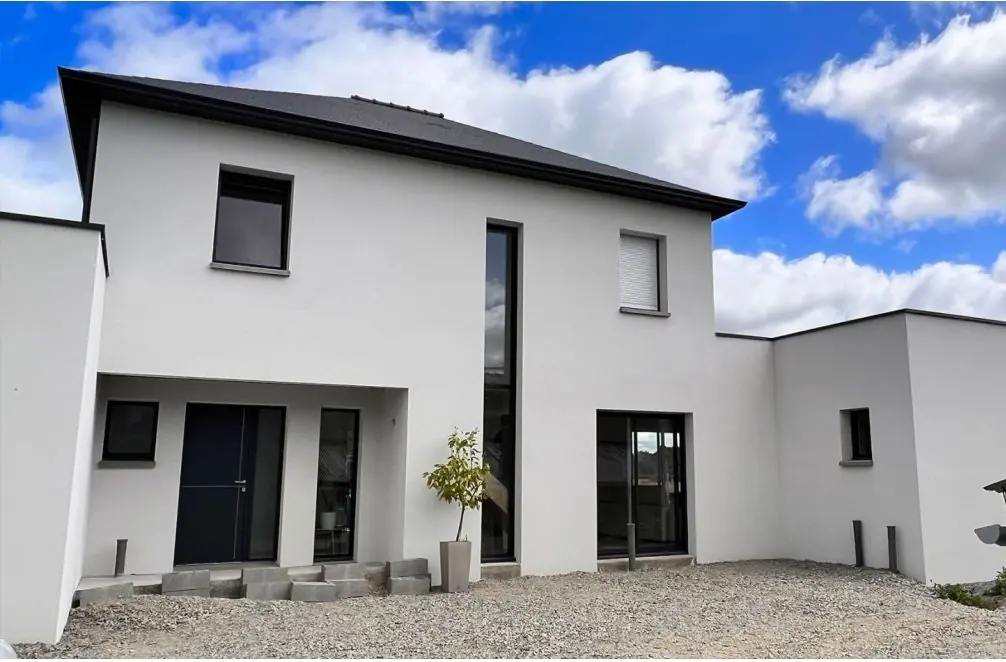 Maison neuve contemporaine